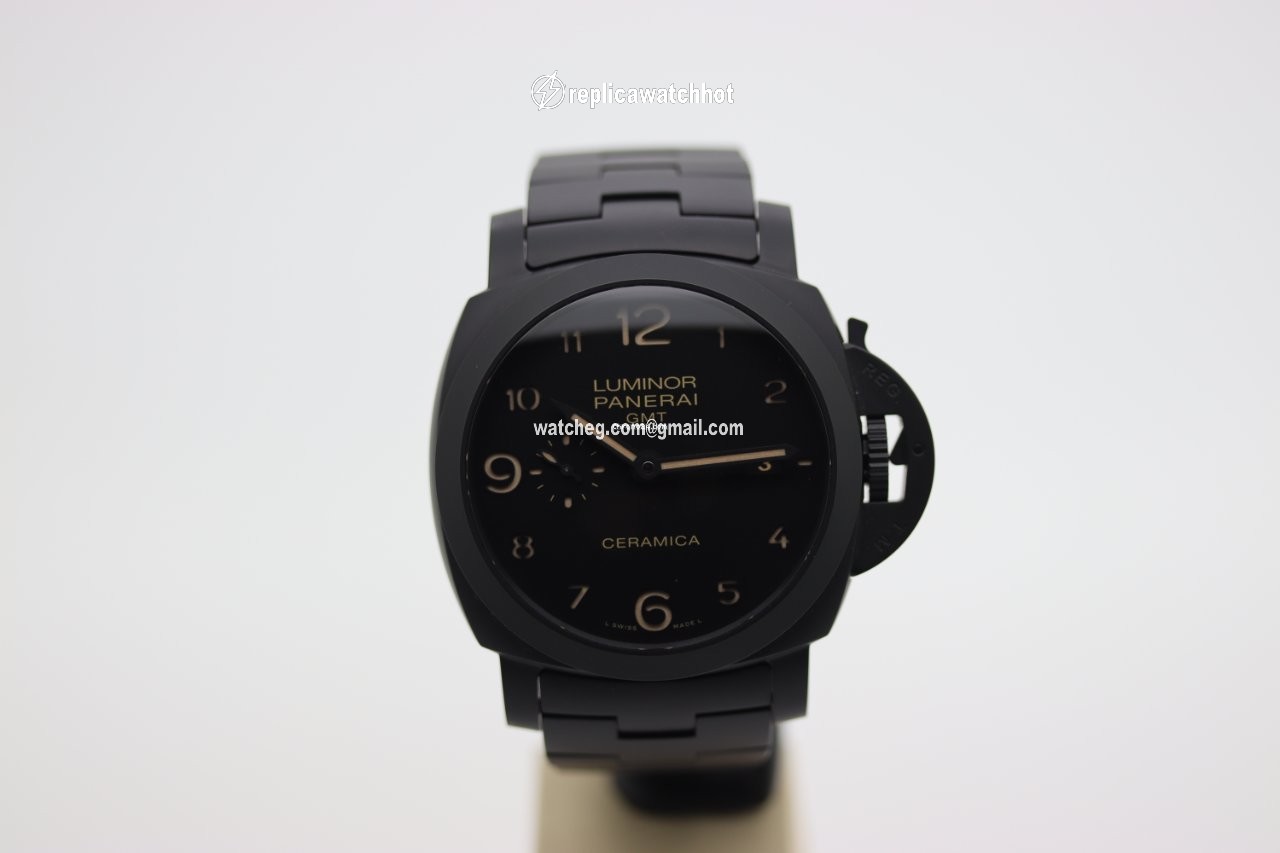 Panerai Luminor 1950 3 Days GMT Automatic Mens watch Unisex Automatic Ceramic PAM 00438 2