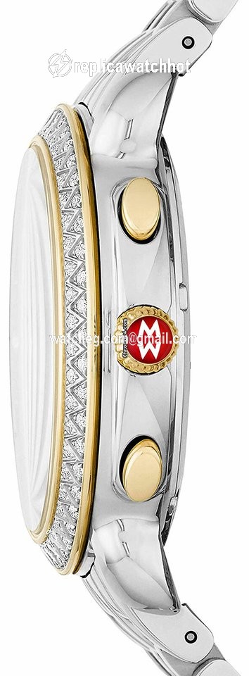 Michele Quartz Gold Steel MWW30A000005 2