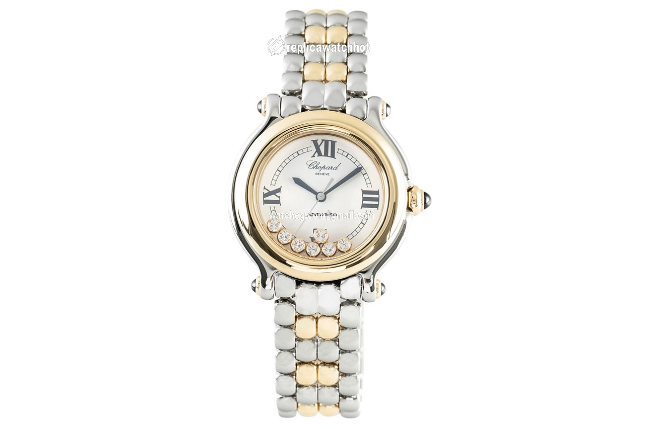 Chopard Happy Sport Womens watch Quartz Gold Steel 27 8249-23 2