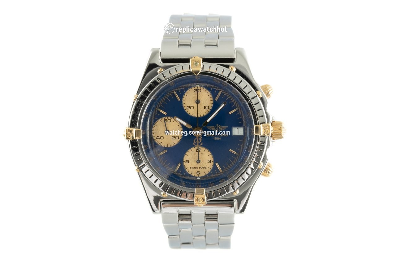Breitling Chronomat Mens watch Unisex Automatic Gold Steel 81.950 B13047 2