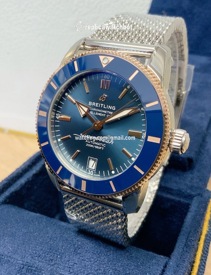 Breitling Superocean Heritage 42 Mens watch Unisex Automatic Gold Steel UB2010161C1S1 2