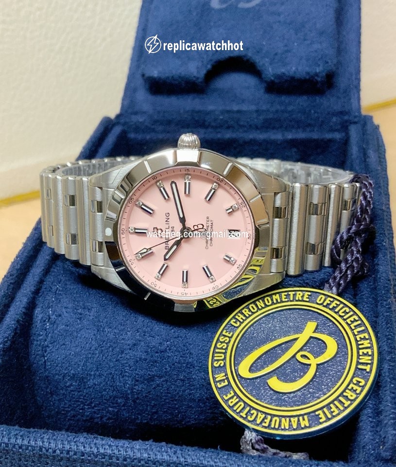 Breitling Chronomat Womens watch Quartz Steel A77310101K1A1 2