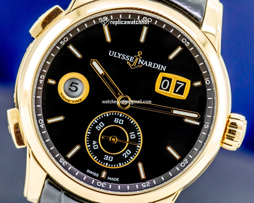 Ulysse Nardin Dual Time Mens watch Unisex Automatic Rose gold 3346-126 92 2