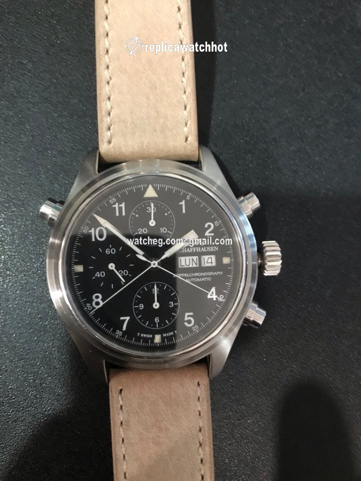 IWC Pilot Double Chronograph Mens watch Unisex Automatic Steel IW371303 2