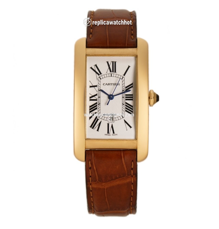 Cartier Tank Americaine Automatic Yellow gold W2603156 2