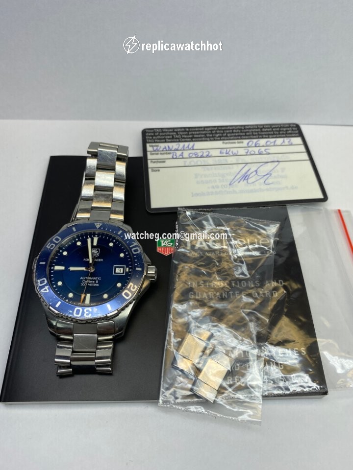 TAG Heuer Aquaracer 300M Mens watch Unisex Automatic Steel WAN2111.BA0822 2