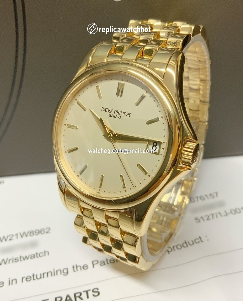 Patek Philippe Calatrava Mens watch Unisex Automatic Yellow gold 5127 1J-001 2