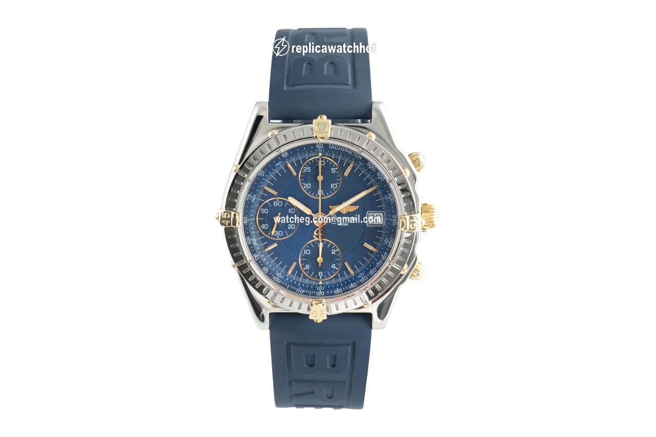 Breitling Chronomat Mens watch Unisex Automatic Gold Steel B13050.1 2