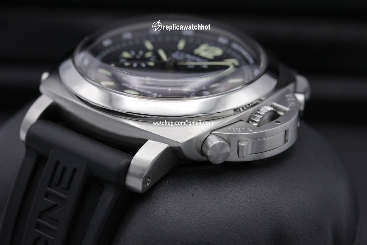 Panerai Luminor 1950 3 Days Chrono Flyback Steel PAM 213 2