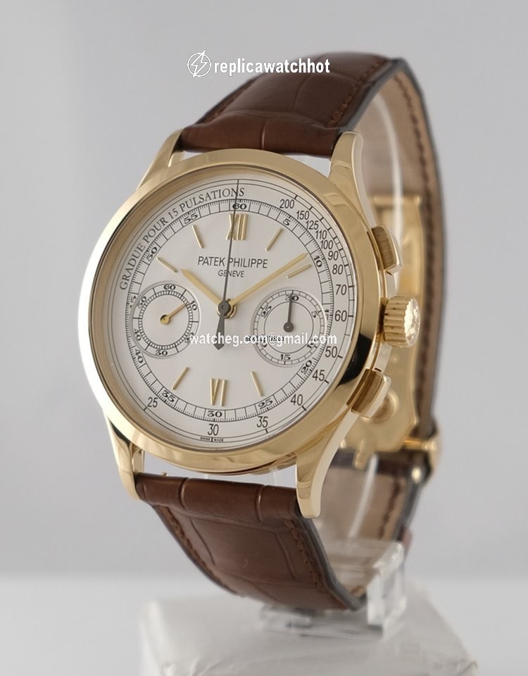 Patek Philippe Chronograph Mens watch Unisex Manual winding Yellow gold 5170 j -001 2