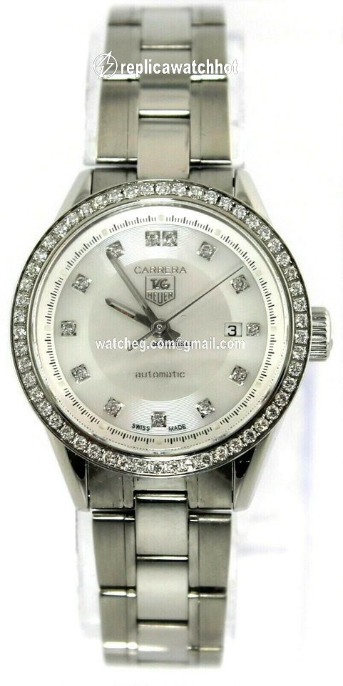 TAG Heuer Carrera Lady Womens watch Automatic Steel WV2413.BA0793 2
