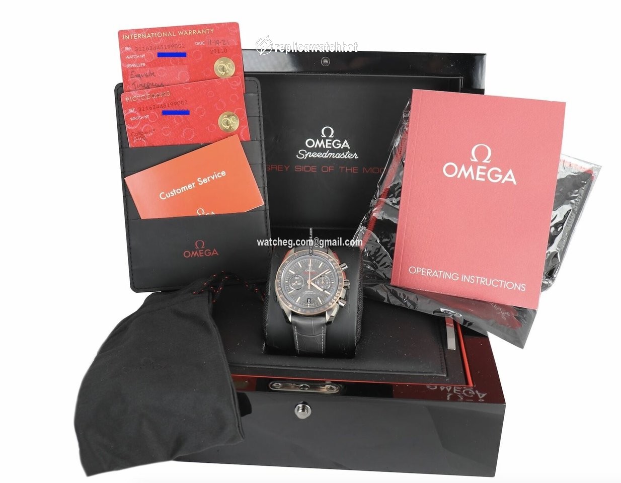 Omega Speedmaster Professional Moonwatch Mens watch Unisex Automatic Ceramic 311.63.44.51.99.002 2