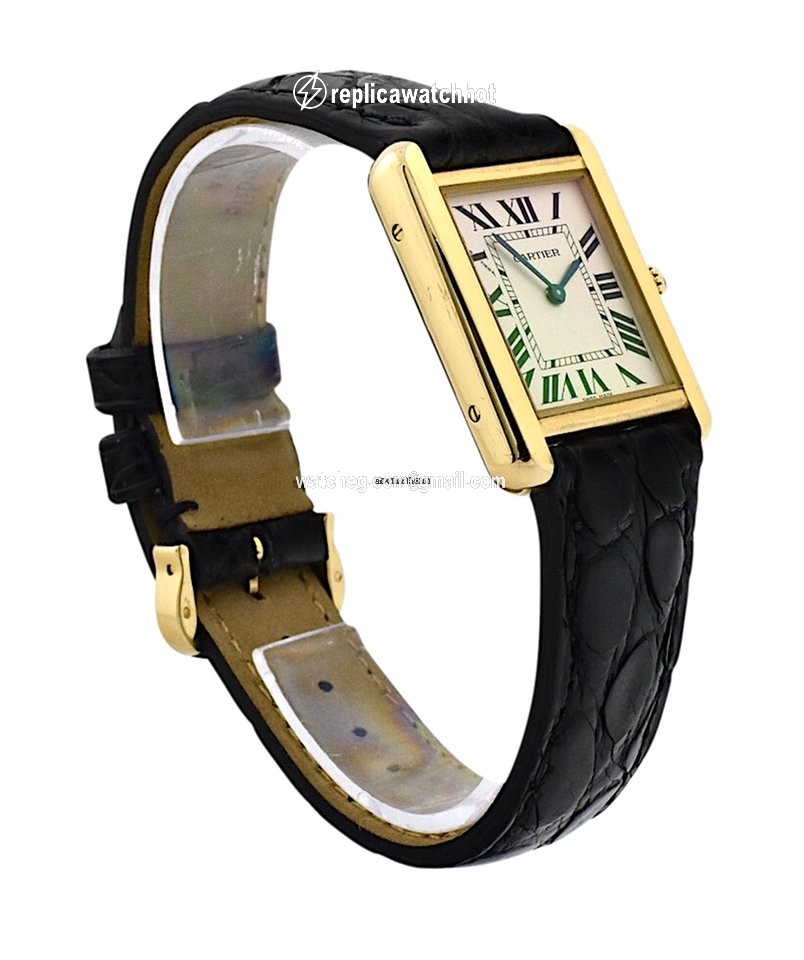 Cartier Tank Solo Womens watch Quartz Yellow gold 3168 2