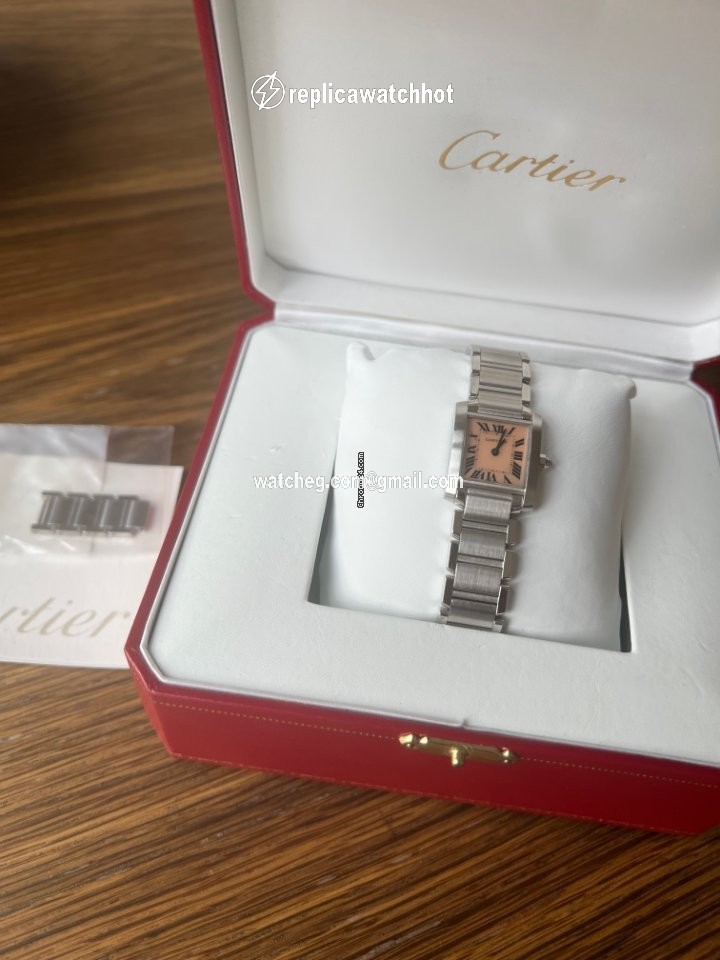 Cartier Tank Francaise Womens watch Quartz Steel 2384 2