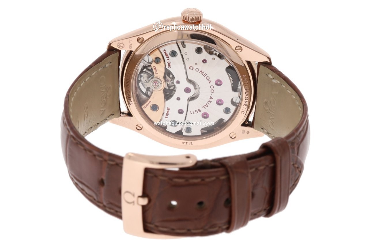 Omega De Ville Tresor Mens watch Unisex Manual winding Rose gold 432.53.40.21.02.002 2