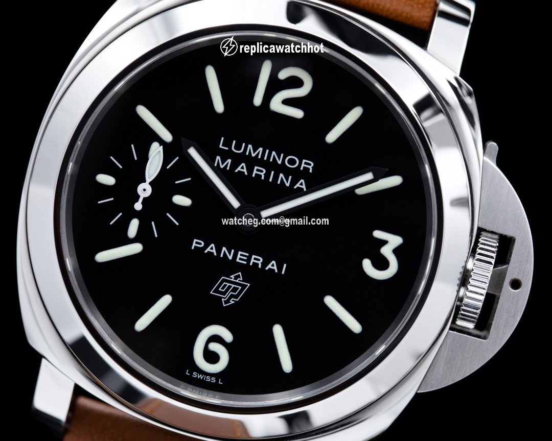Panerai Luminor Marina Mens watch Unisex Manual winding Steel PAM0005 2
