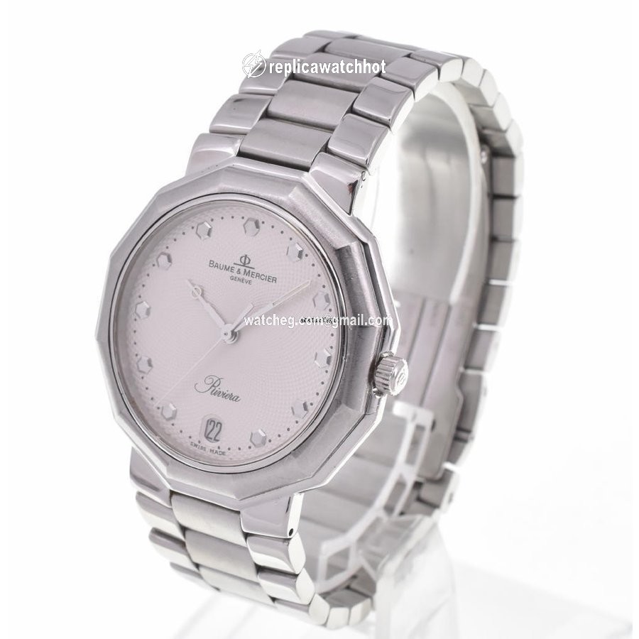 Baume & Mercier Mens watch Unisex Quartz Steel MV045163 2