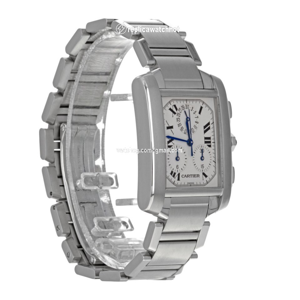 Cartier Tank Francaise Mens watch Unisex Quartz Steel W51001Q3  2303 2
