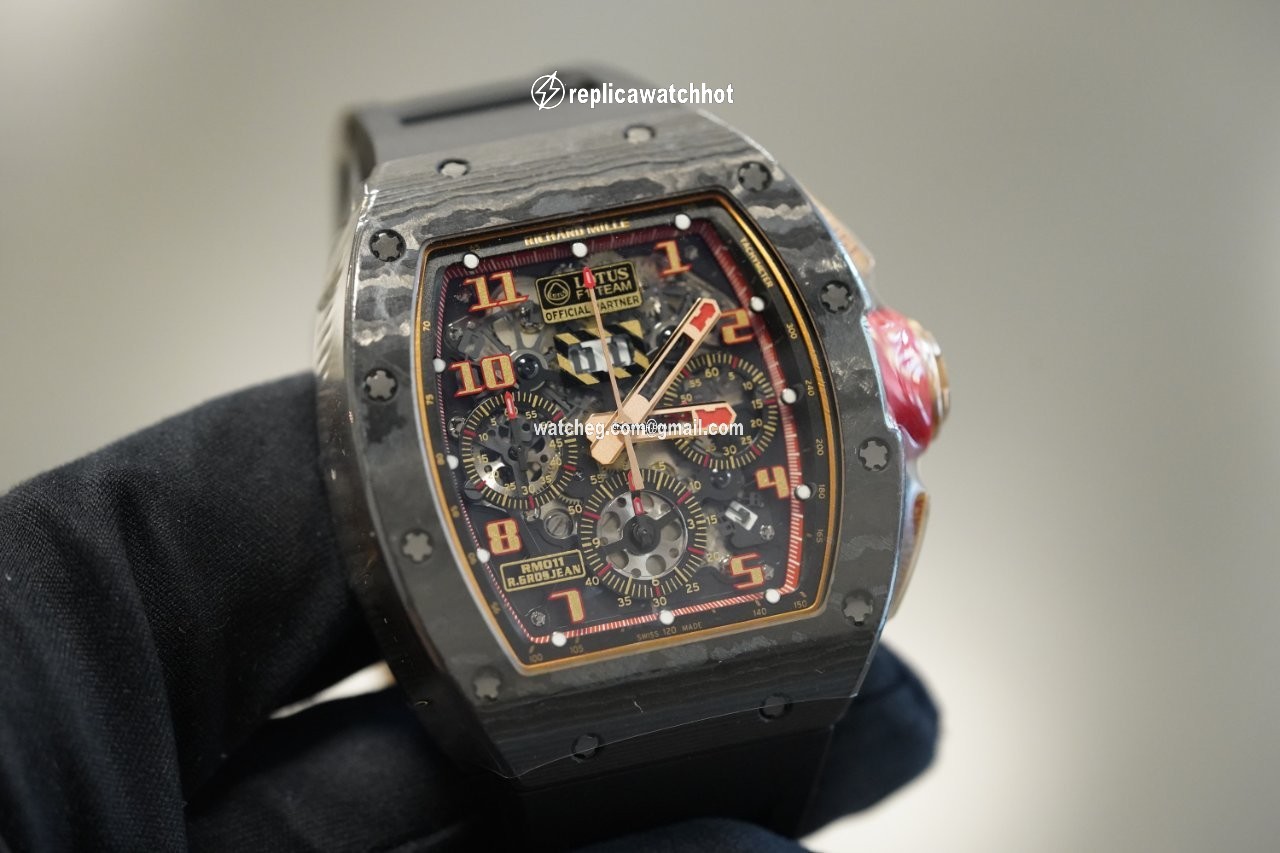 Richard Mille RM 011 Mens watch Unisex Automatic Carbon RM011 NTPT 2