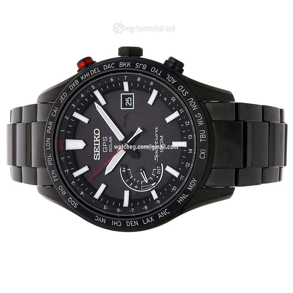 Seiko Sportura Mens watch Unisex Quartz Steel SSF005 2