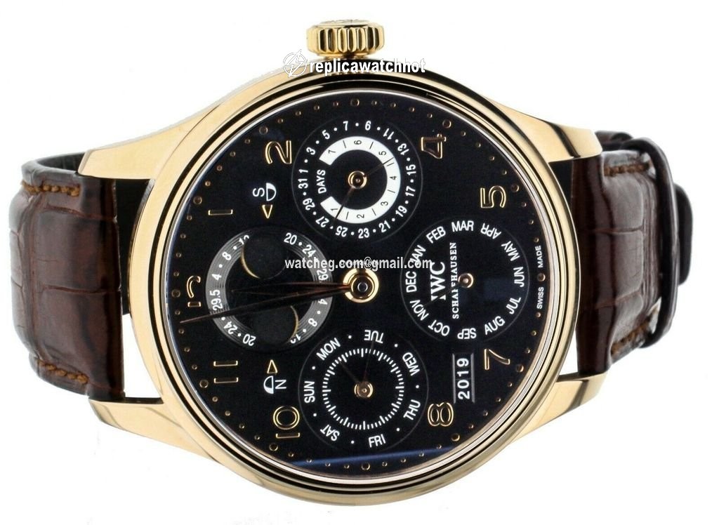 IWC Portuguese Perpetual Calendar Mens watch Unisex Automatic Rose gold IW5032-02 2