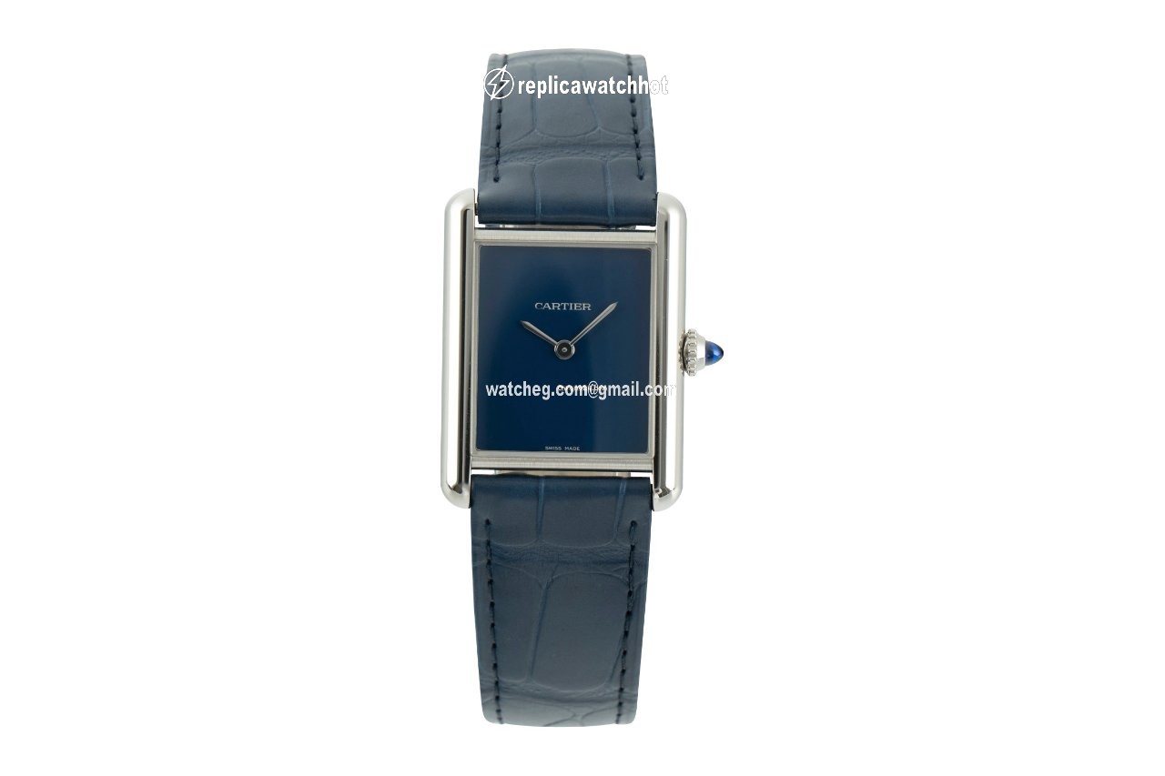 Cartier Tank Mens watch Unisex Quartz Steel WSTA0055 2