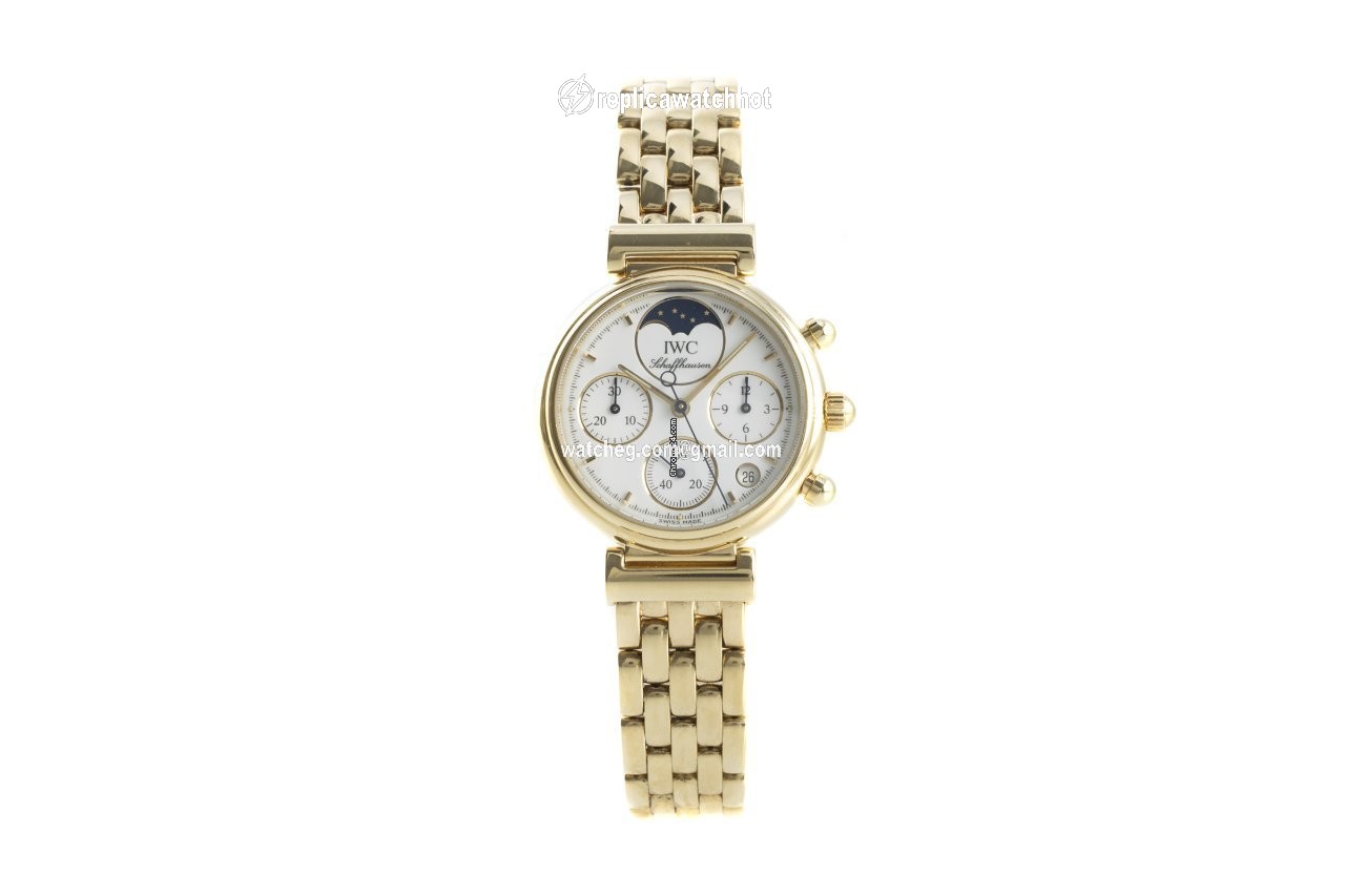IWC Da Vinci Chronograph Womens watch Quartz Yellow gold 3736 2