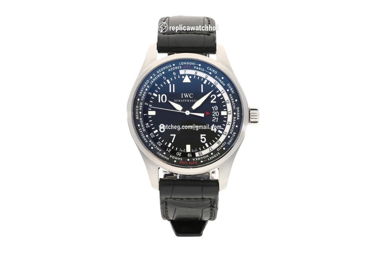 IWC Pilot Worldtimer Mens watch Unisex Automatic Steel 3262 2