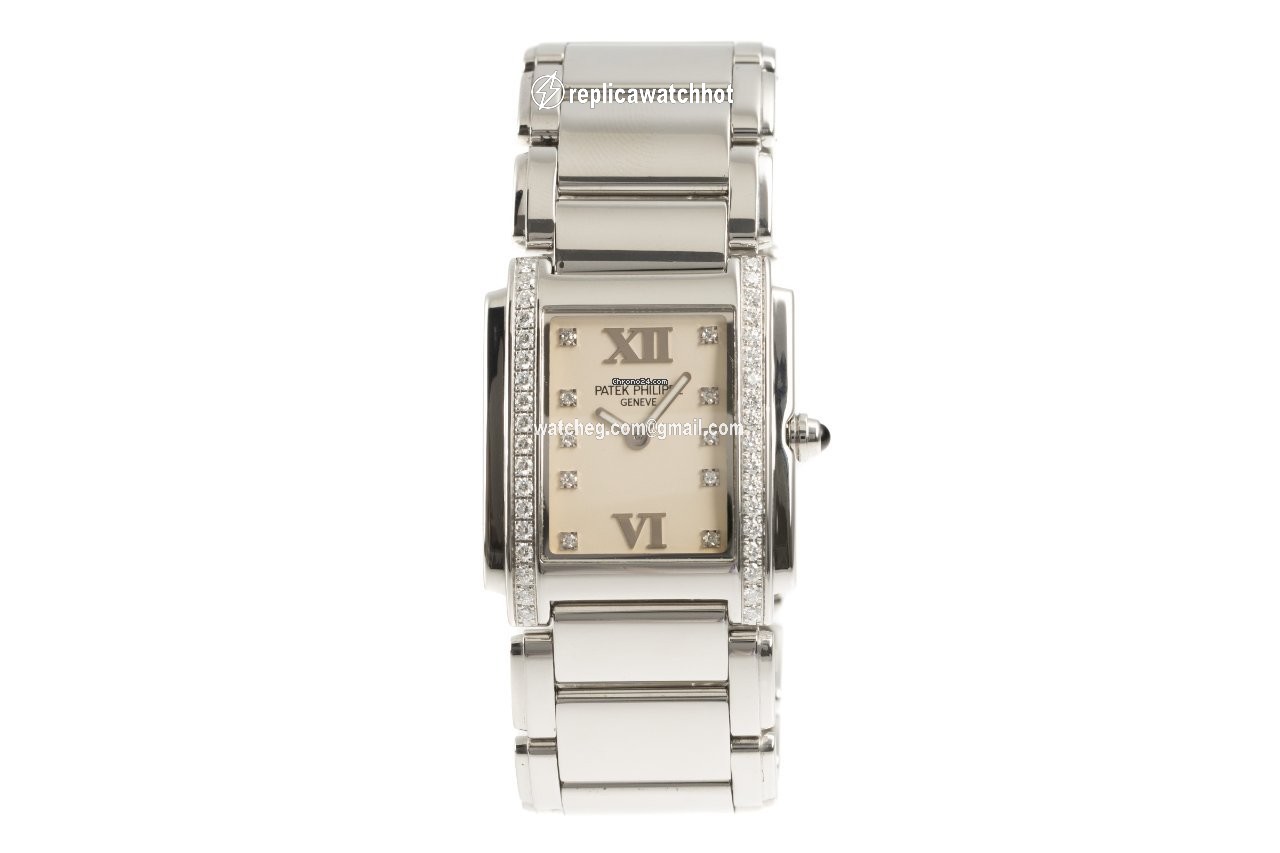 Patek Philippe Twenty~4 Womens watch Quartz Steel 4910 010A-011 2