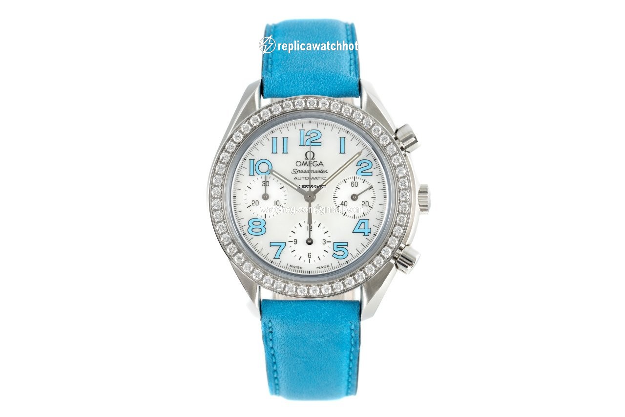 Omega Speedmaster Ladies Chronograph Womens watch Automatic Steel 3835.70.36 2