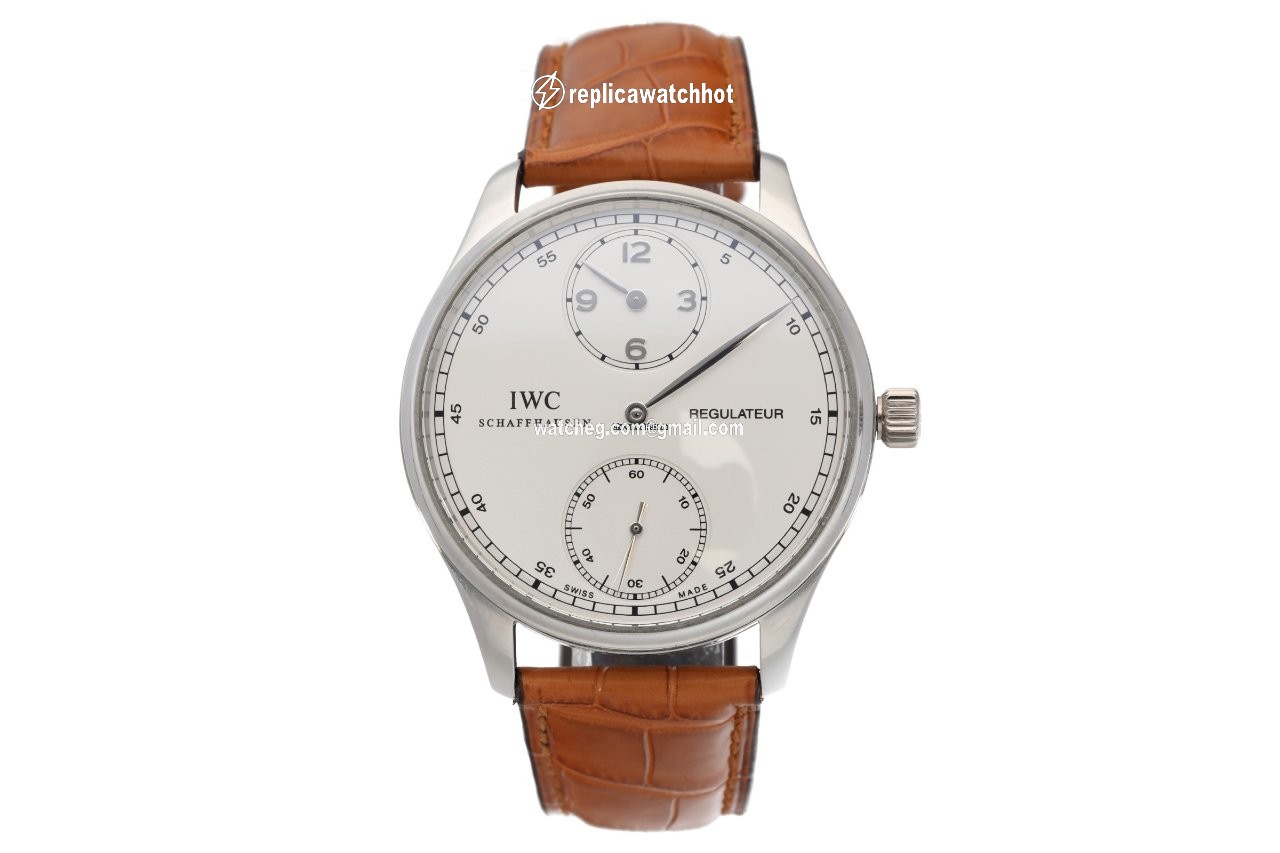 IWC Portuguese Hand-Wound Mens watch Unisex Manual winding Platinum IW544403 2