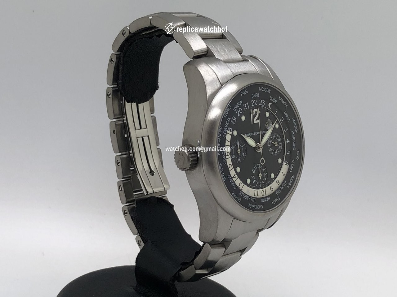Girard Perregaux WW.TC Mens watch Unisex Automatic Titanium 49800-T-21-6046 2