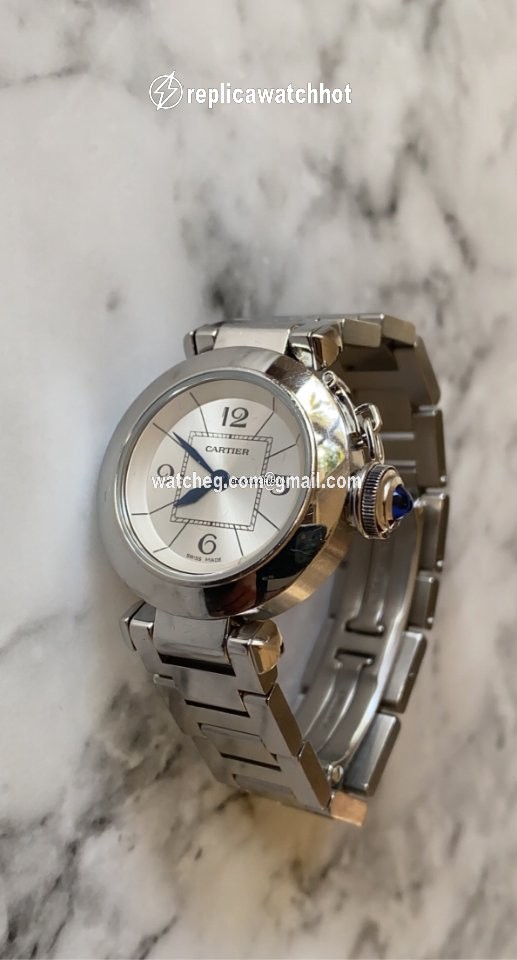 Cartier Pasha Womens watch Quartz Steel W3140007 2