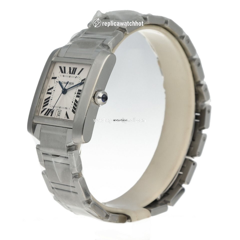 Cartier Tank Francaise Automatic Steel W5100Q2 2
