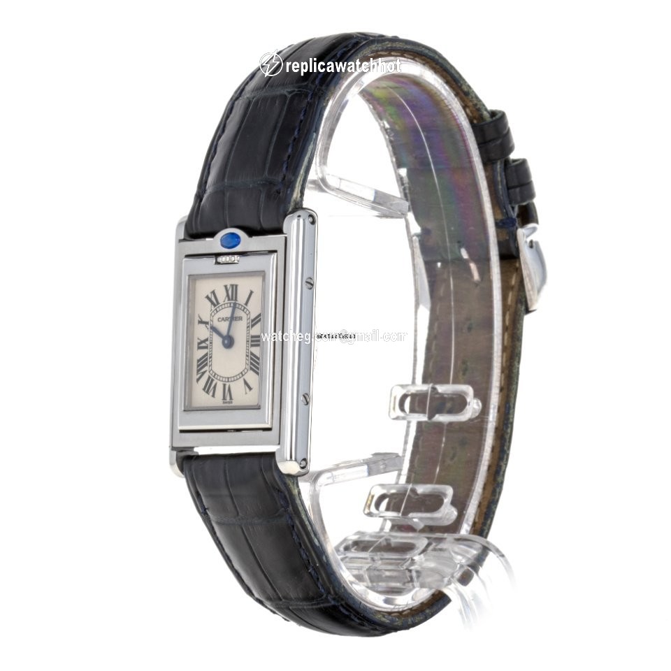 Cartier Tank Womens watch Quartz Steel 2386  W1011158 2