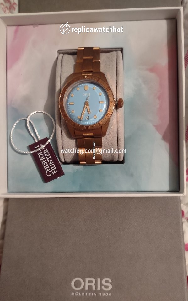 Oris Divers Sixty Five Mens watch Unisex Automatic Bronze 01 733 7771 3155-07 8 19 15 2