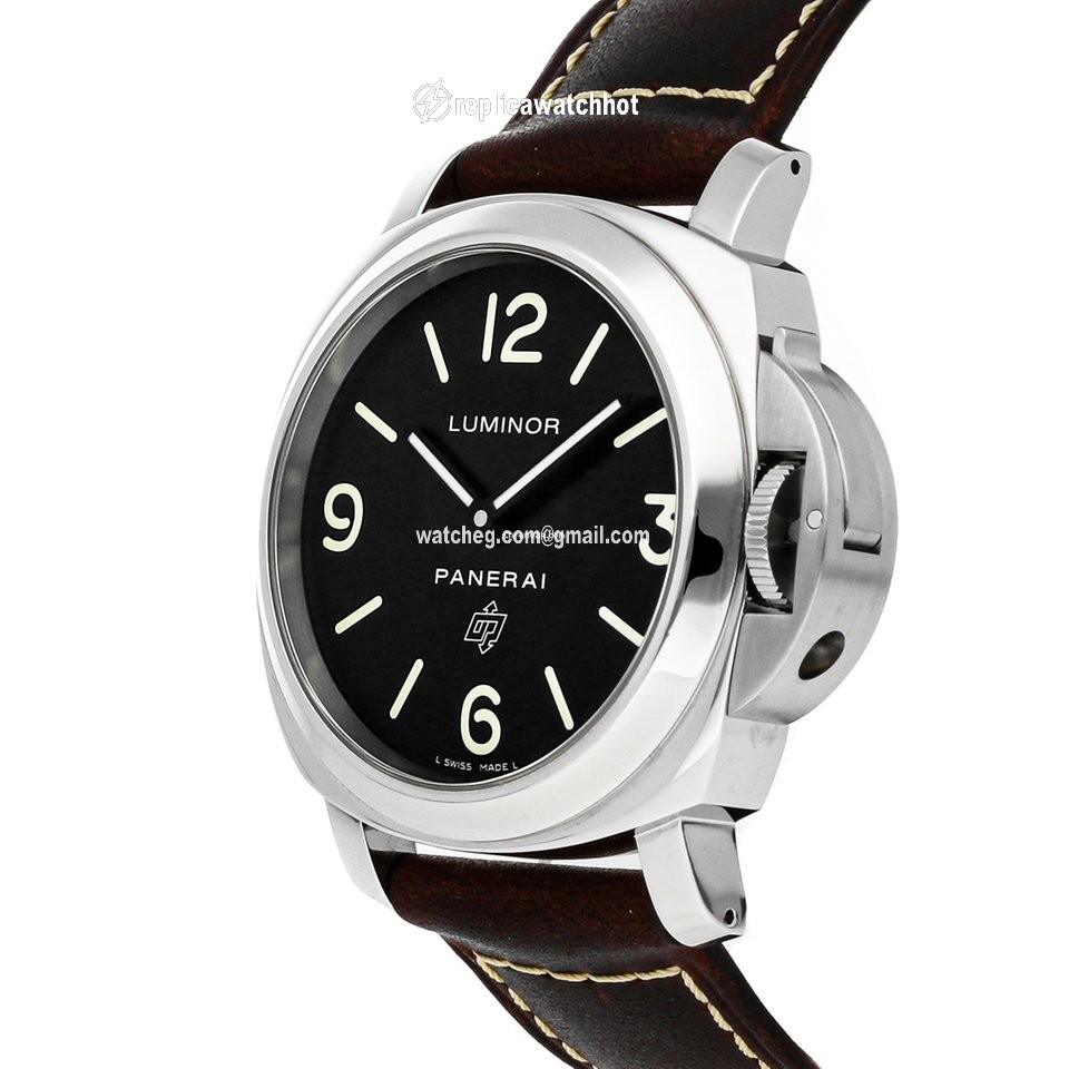 Panerai Luminor Base Logo Mens watch Unisex Manual winding Steel PAM01000 2