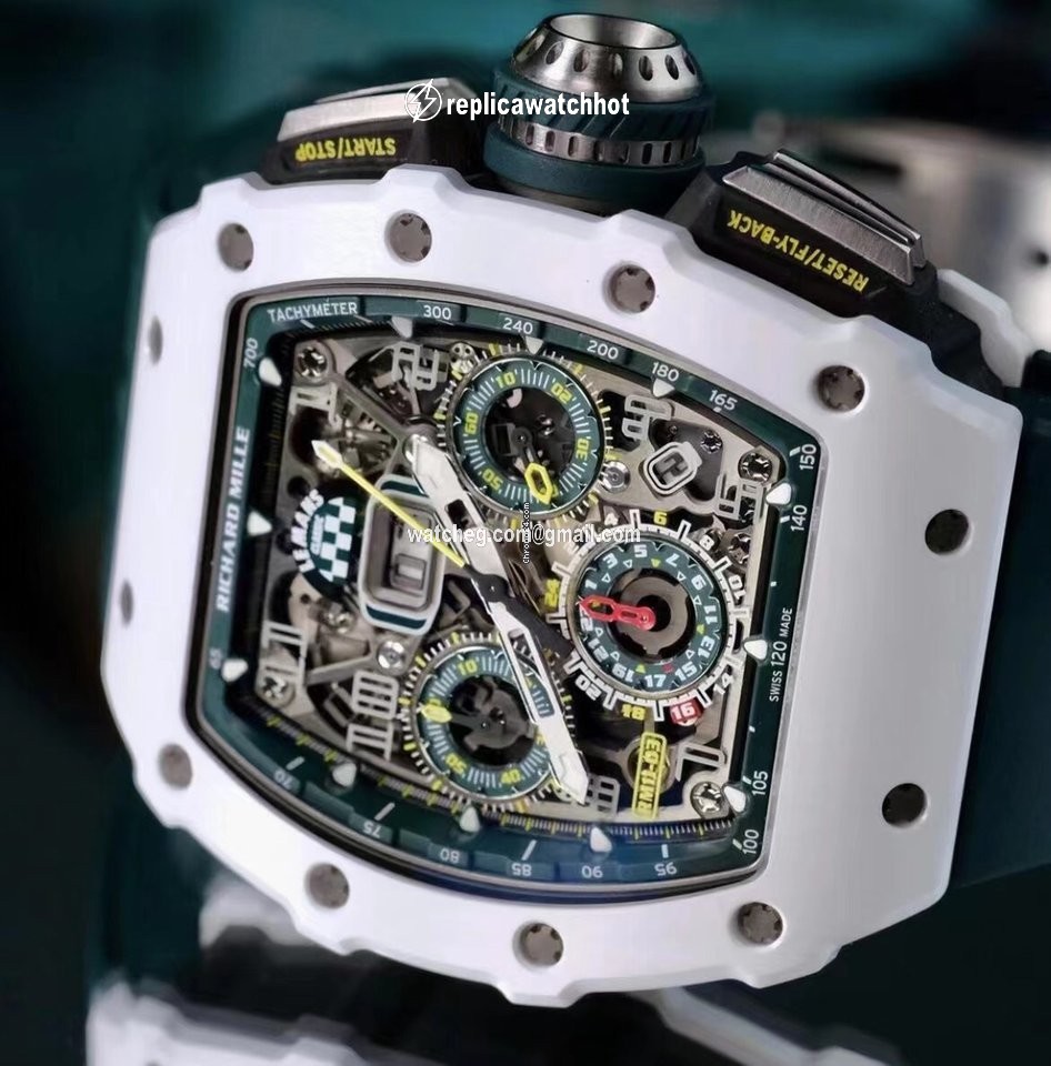 Richard Mille RM 011 Mens watch Unisex Automatic Ceramic Richard Mille Le Mans Classic Automatic Flyback Chronograph RM11 03 2