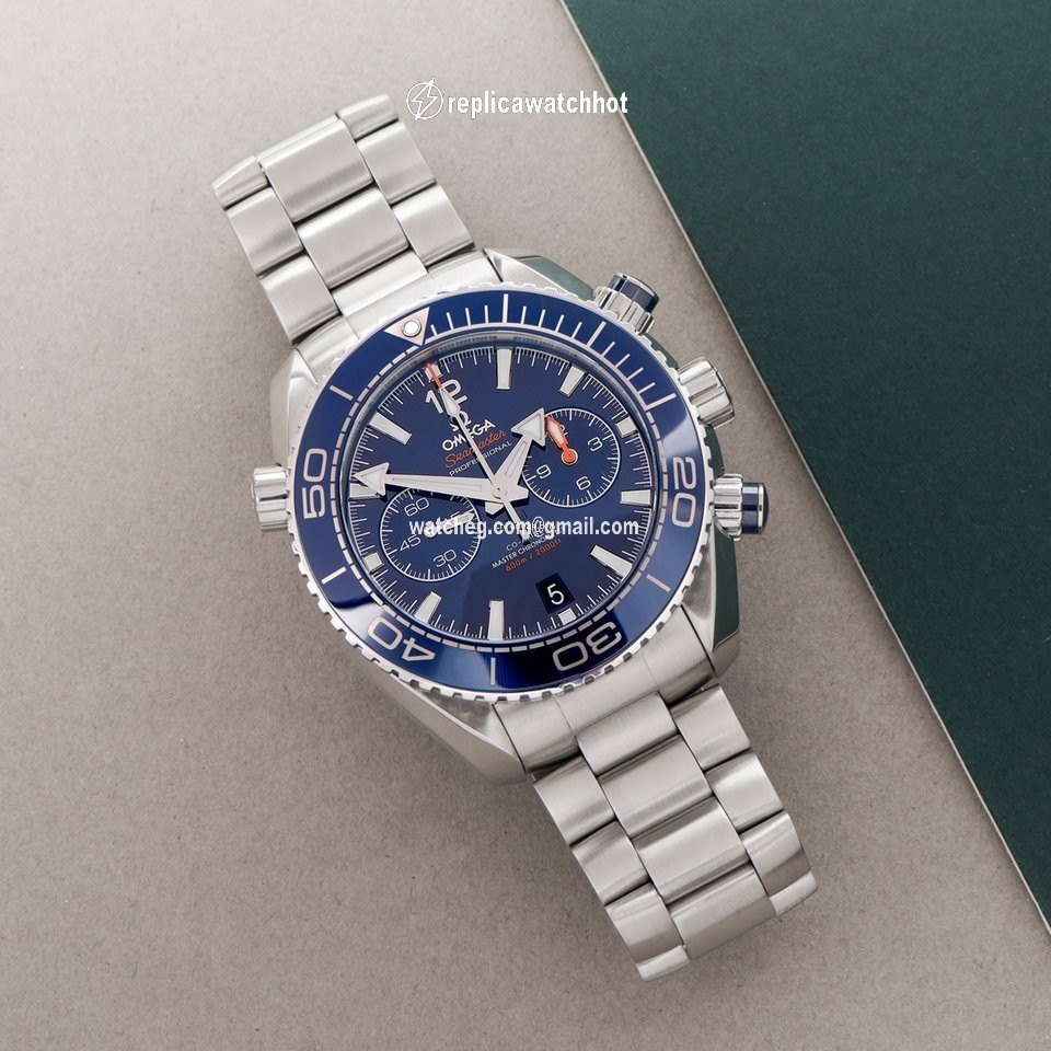 Omega Seamaster Planet Ocean Chronograph Mens watch Unisex Automatic Steel 21530465103001 2