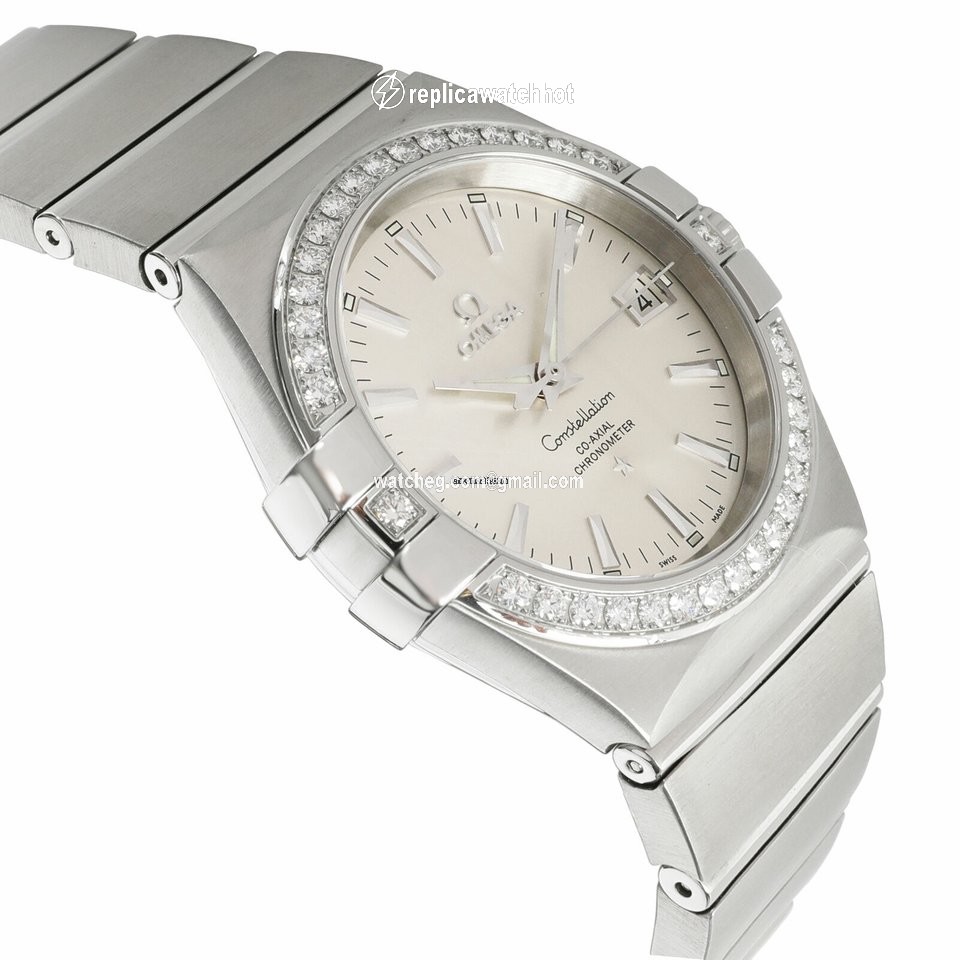 Omega Constellation Ladies Mens watch Unisex Automatic Steel 123.15.35.20.02.001 2