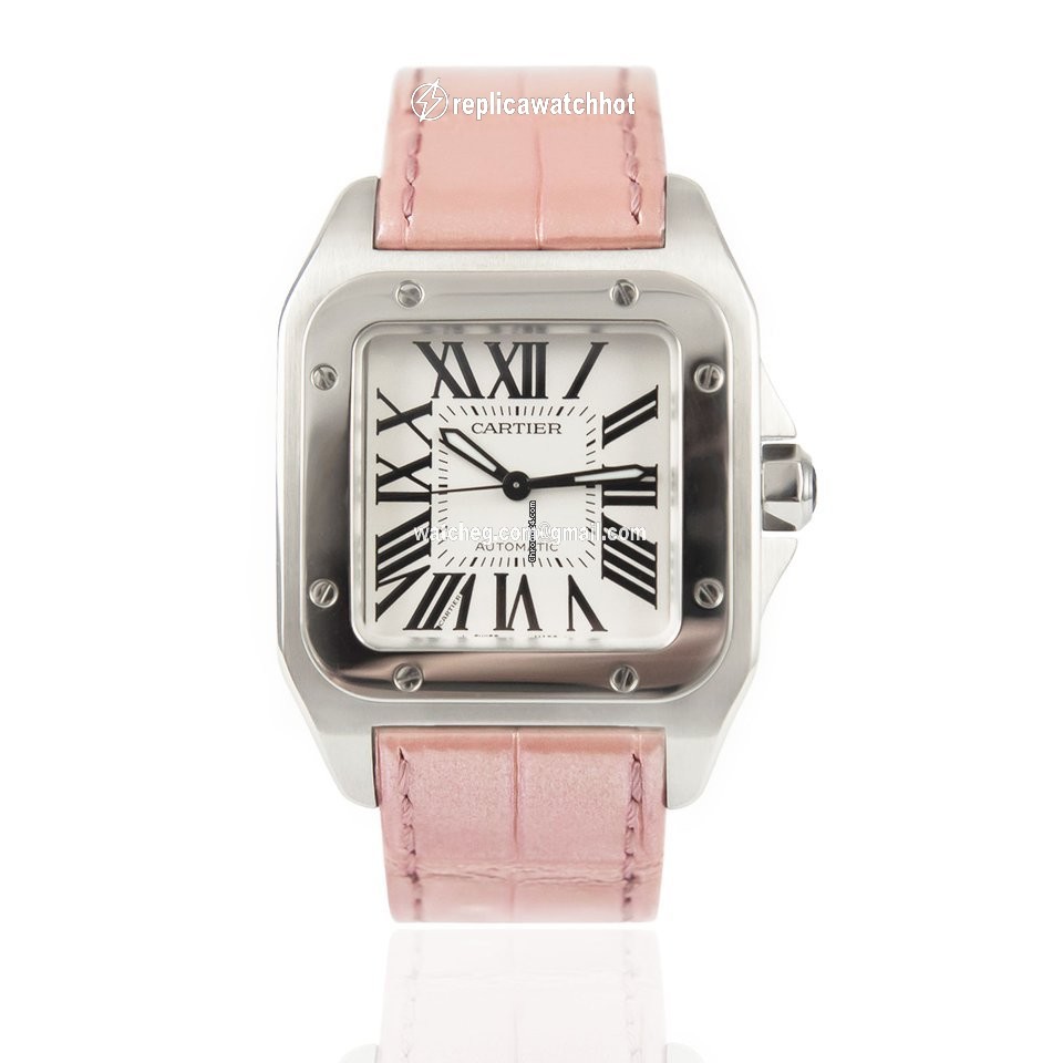 Cartier Santos 100 Womens watch Automatic Steel W20126X8 2
