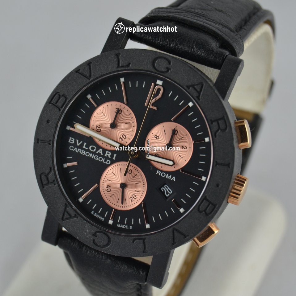 Bulgari Bulgari Mens watch Unisex Quartz Carbon BB 38 CL CH 2
