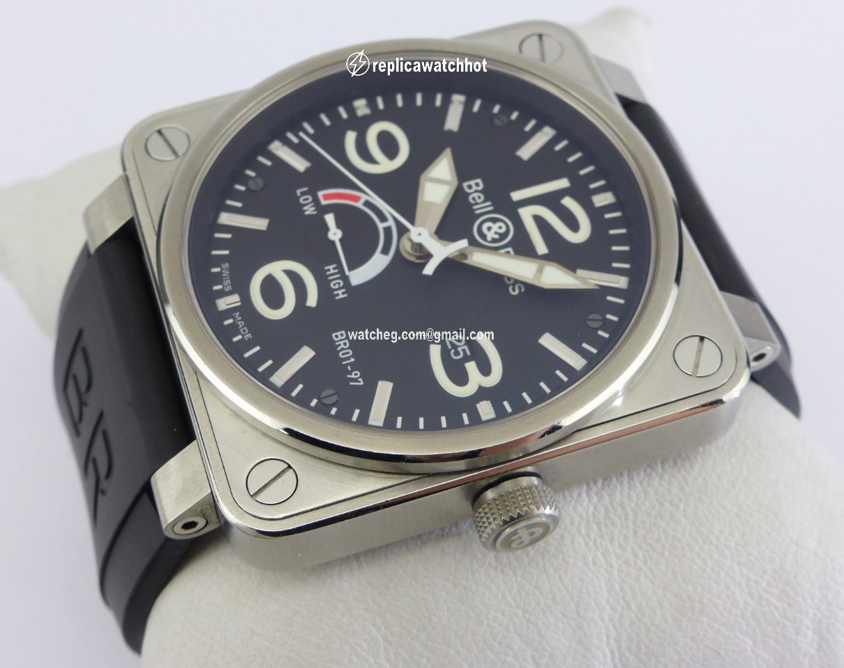 Bell & Ross BR 01-97 Reserve de Marche Mens watch Unisex Automatic Steel BR01-97-S 2