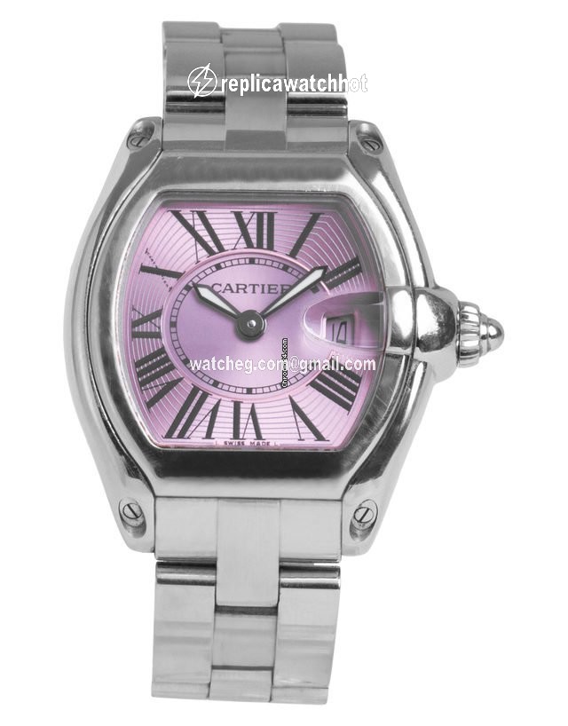 Cartier Roadster Mens watch Unisex Quartz Steel W62017V3 2675 2