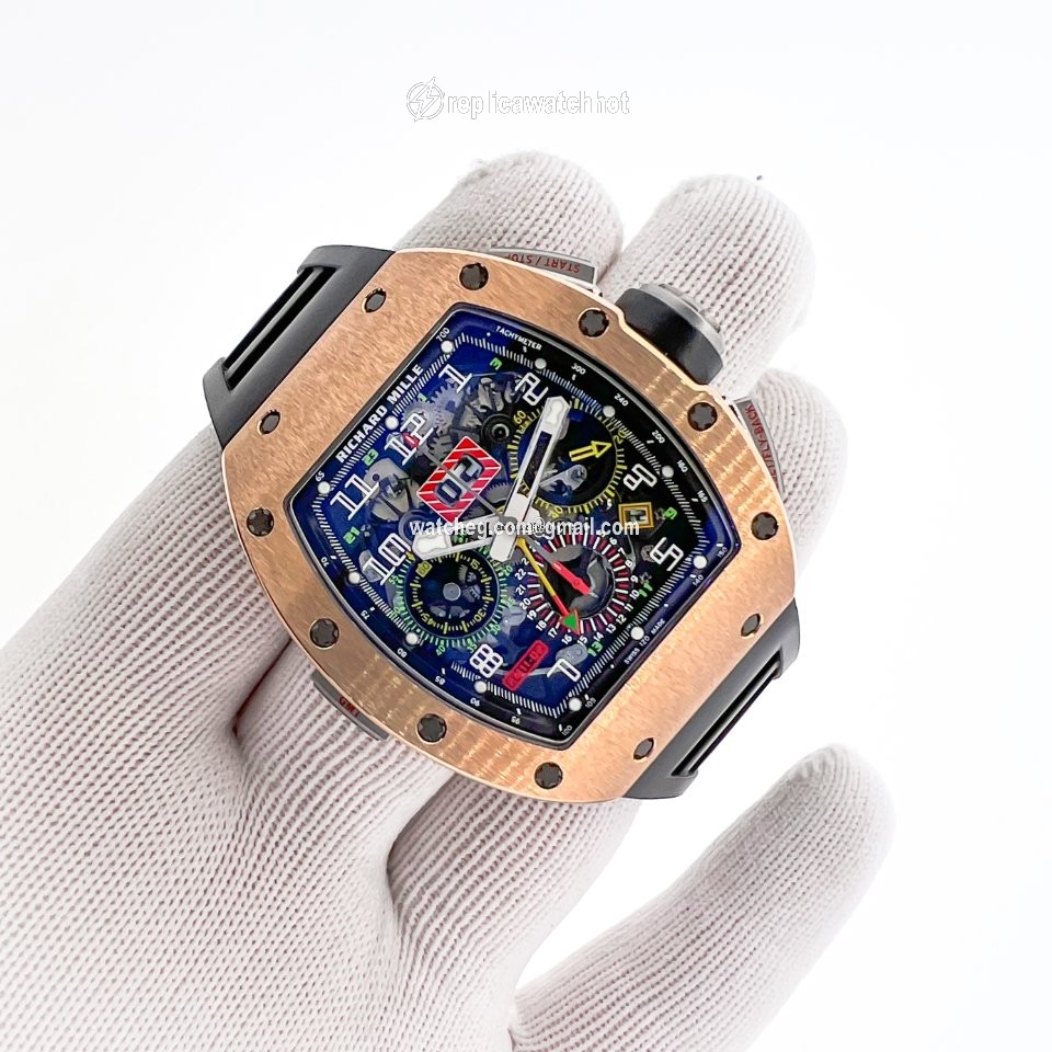 Richard Mille RM 011 Mens watch Unisex Automatic Rose gold RM011-02 2