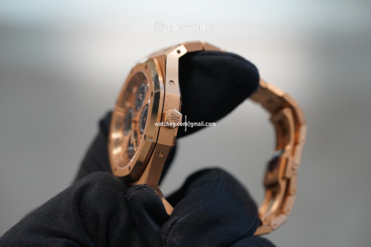 Audemars Piguet Royal Oak Perpetual Calendar Mens watch Unisex Automatic Rose gold 26584OR.OO.1220OR.01 2