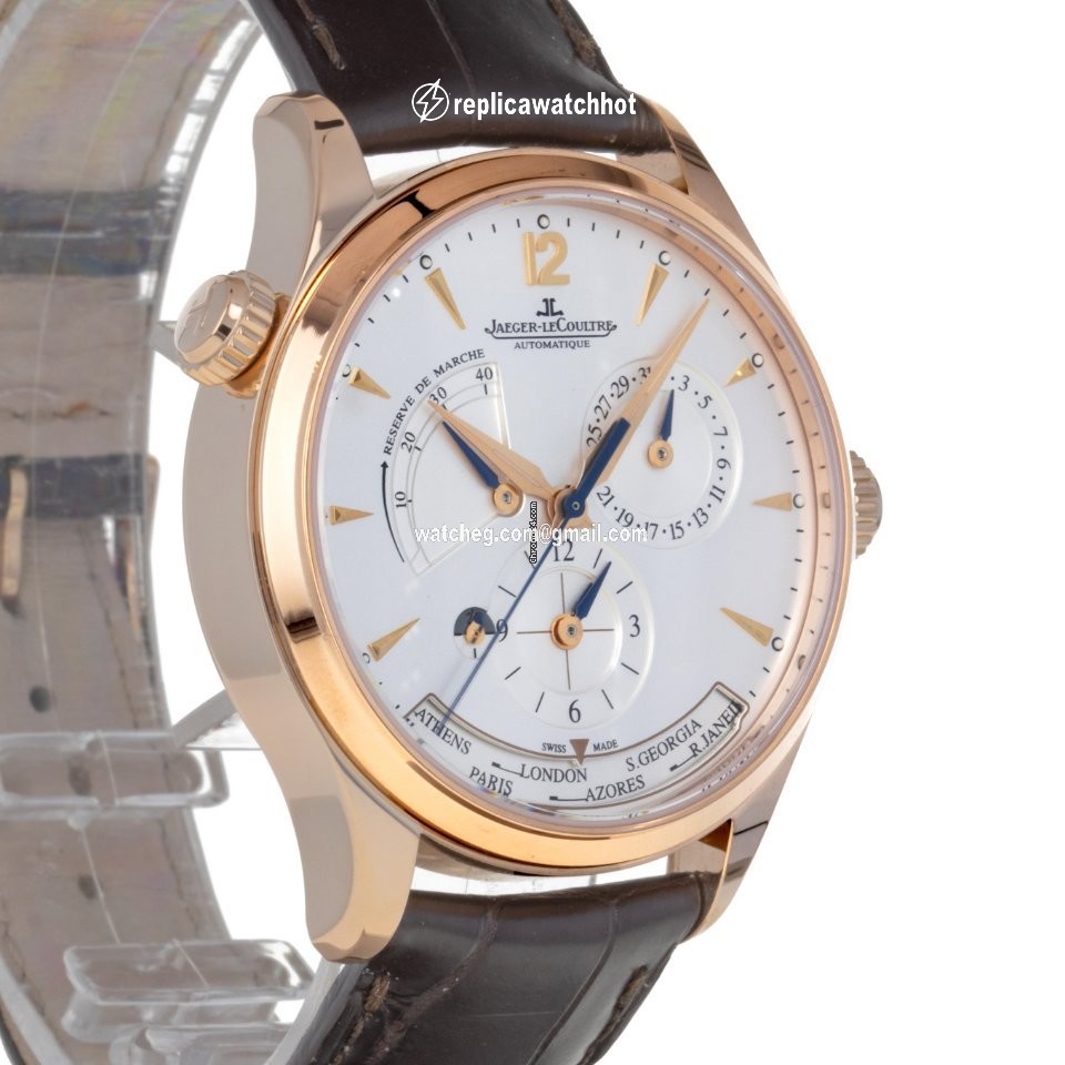 Jaeger-LeCoultre Master Geographic Mens watch Unisex Automatic Rose gold Q1422521  176.2.29.5 2