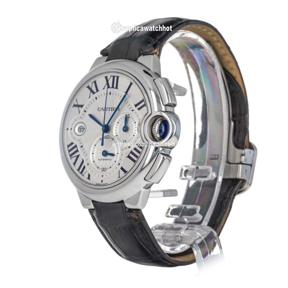 Cartier Ballon Bleu 44mm Mens watch Unisex Automatic Steel W6920003  3109 2