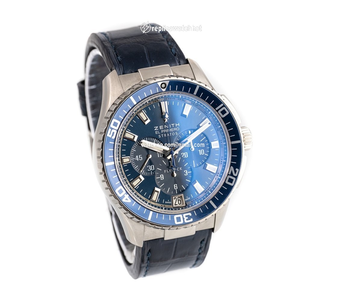 Zenith El Primero Stratos Flyback Mens watch Unisex Automatic Steel 03.2067.405 2