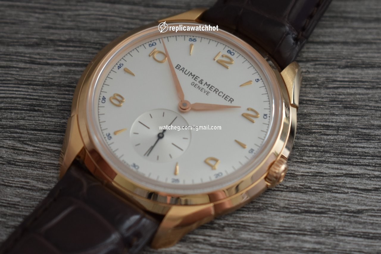 Baume & Mercier Clifton Mens watch Unisex Manual winding Red gold 10060 2